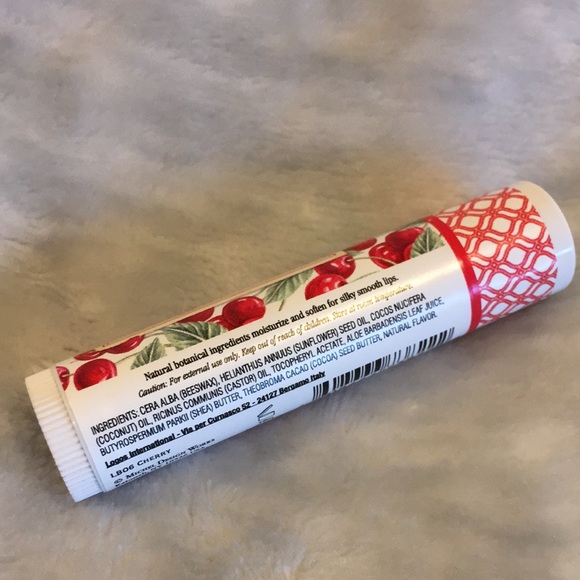 Michel Design Works Cherry Lip Balm NWT .15 oz moisturize shea butter bees wax - Picture 3 of 13